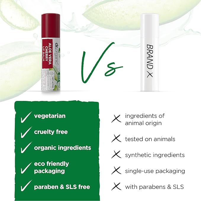 Organic Docotr Aloe Vera Cherry Lip