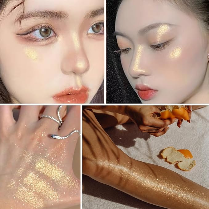 UCANBE Hydrating Body Shimmer Face Glitter Highlighter Makeup