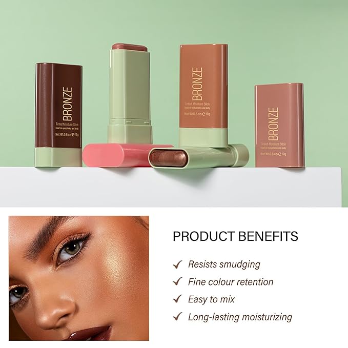 Blush Stick, Cream Blush Stick for Cheeks &