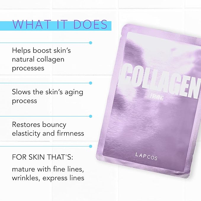Lapcos collagen sheet mask, firming