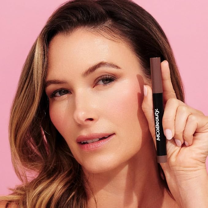 MCoBeauty Eyeshadow Stick, Matte, Chocolate, Highly Pigmented, Built-in