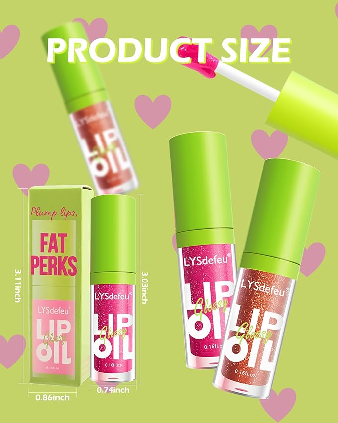 Lip Oil Lip Glaze-1Pcs Hydrating Red Lip Glow Oil,Shiny Transparent Tint Lip Gloss Plumping,Long Lasting Non-sticky Clear Glow Reviver Lip Care Oil, Women's Day Makeup Gift for Women Girl-05#
