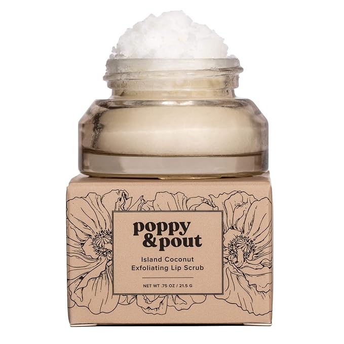 Poppy & Pout Natural Lip Scrub,