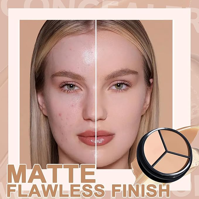 6 Colors Correcting Concealer Palette, Makeup Cream Contour