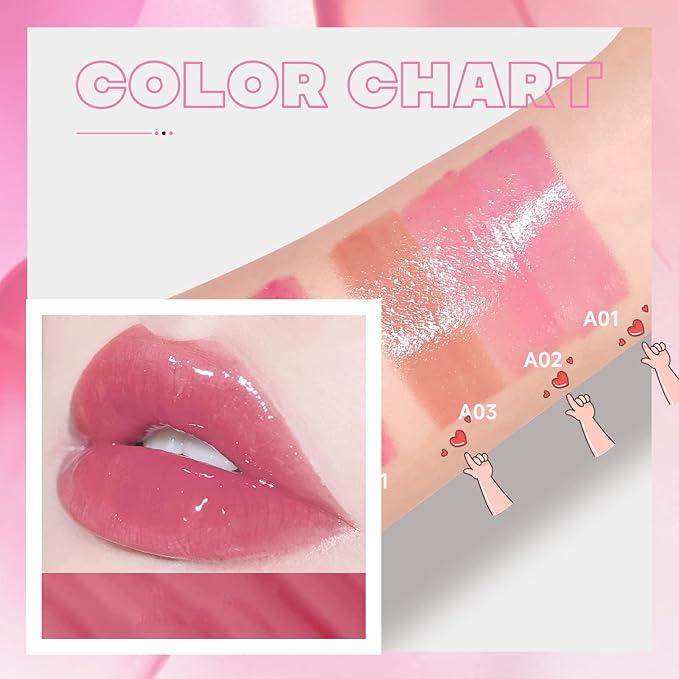 Lip Oil Tinted - Juicy Moisturizing Lip Oil Moisturizing