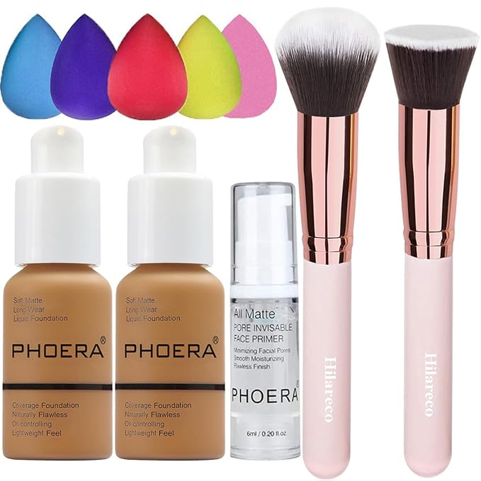 PHOERA Foundation Makeup for Wome Full Coverage Foundation 30ml
