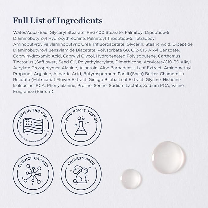 Line Smoothing Serum- Reduce Deep Wrinkles & Smooth Skin- Anti-Aging Serum for Firming and Hydrating Face- Correct Fine Lines w/Antioxidants, Peptides, Ginkgo Bilboa Extract, & Aloe