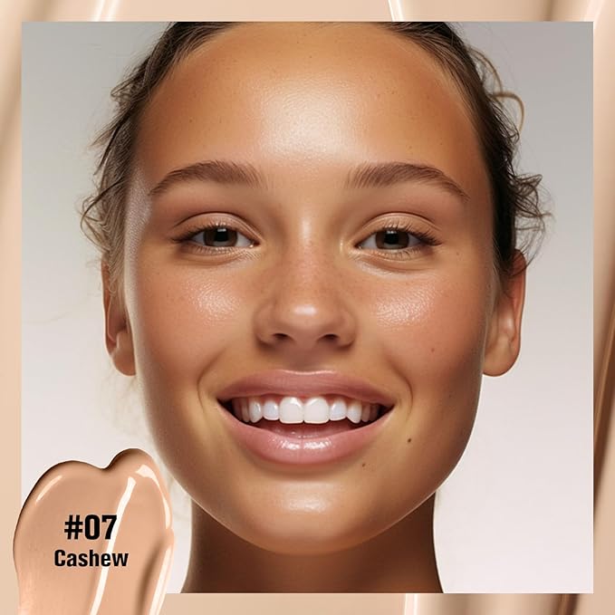 UCANBE Matte Liquid Foundation with Brush, Skincare Serum fl. oz.