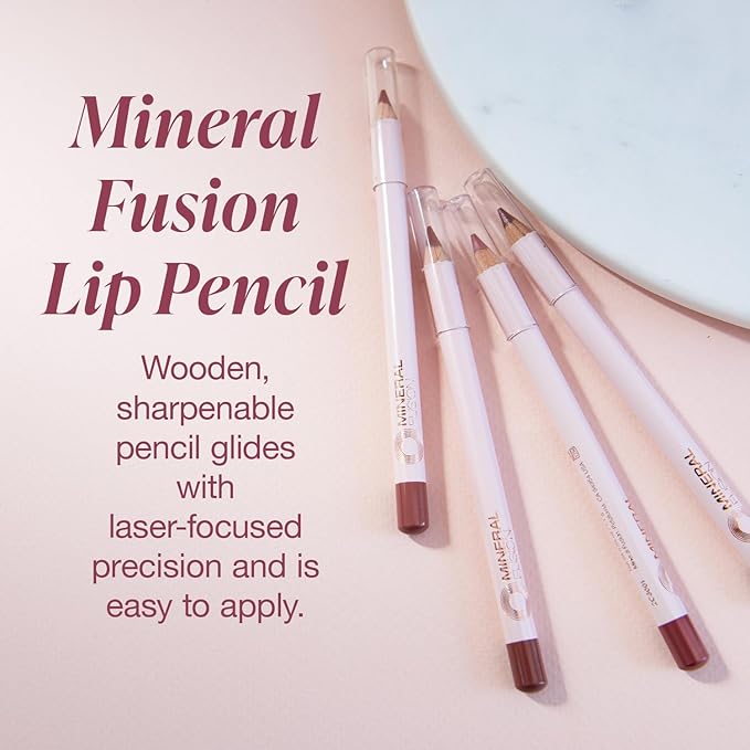 Mineral Fusion Lip Liner Pencil, Burnish 0.04 Ounce
