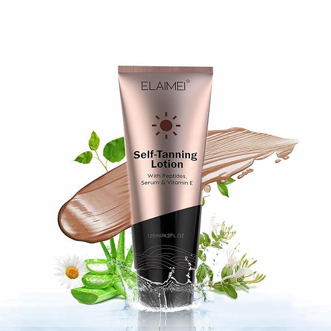 Tanning Lotion Self Tanner Self Tanner for Deep Bronze Tan Sunless Tanning Lotion for Women Men Natural Looking Fake Tan