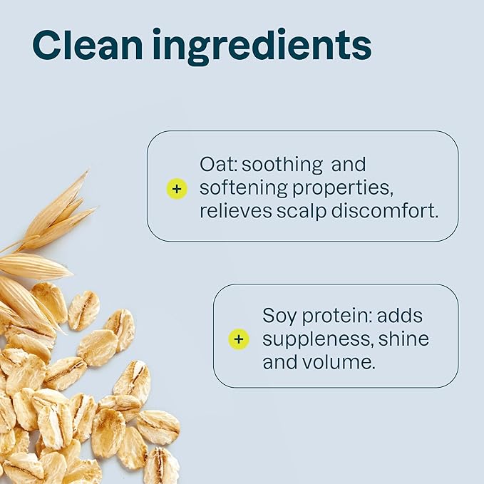 ATTITUDE Hair Conditioner for Sensitive Dry Scalp, Soothing Oat, Naturally Derived Ingredients, Dermatologically Tested, Vegan Detangler, Extra Gentle, Unscented, 8 Fl Oz