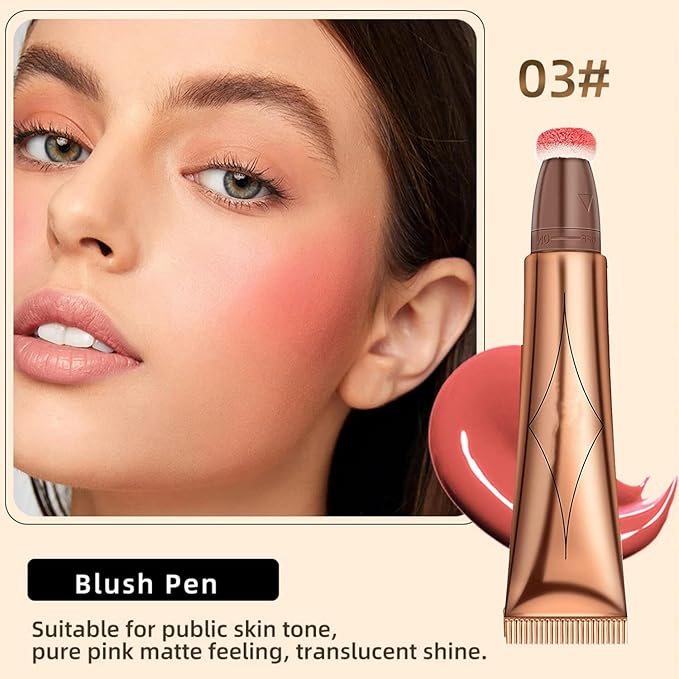 3PCS Body&Face Creamy Contour Beauty Stick,Face Blush Wand Face Makeup.#136