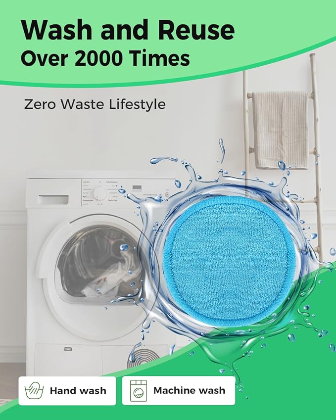 Reusable makeup remover pads -