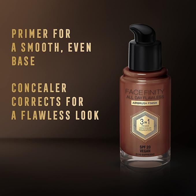 Max Factor Facefinity 3-in-1 All Day Flawless Liquid 30 ml