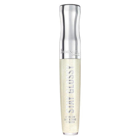 Rimmel Stay Glossy Lip Gloss - Non-Sticky and Lightweight Formula for Lip Color and Shine - 815 Halo-There, .18oz