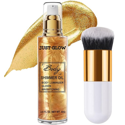 Shimmer Body Oil, Face and Body Liquid Luminizer