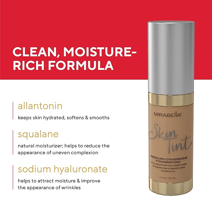 Mirabella Skin Tint Creme Liquid Foundation Cool