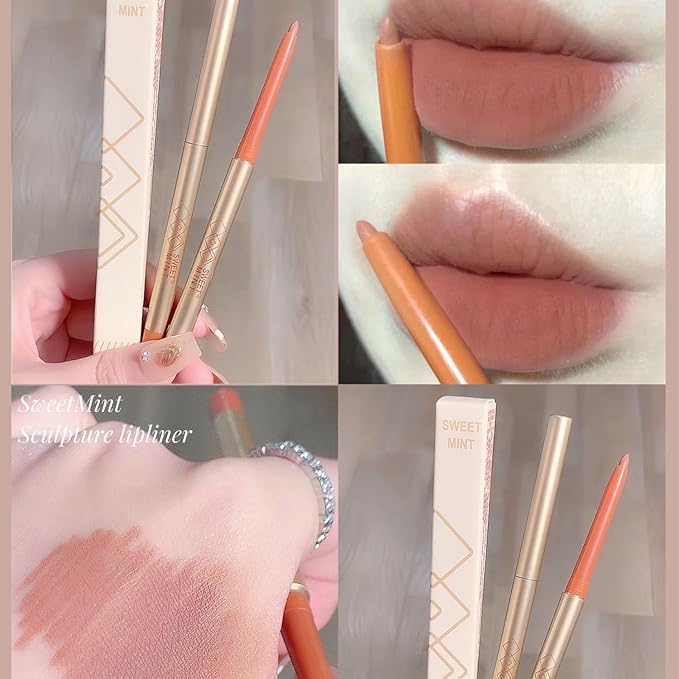 4 Pcs Cheek Makeup Brush, 2 Pcs Lip Perfecting