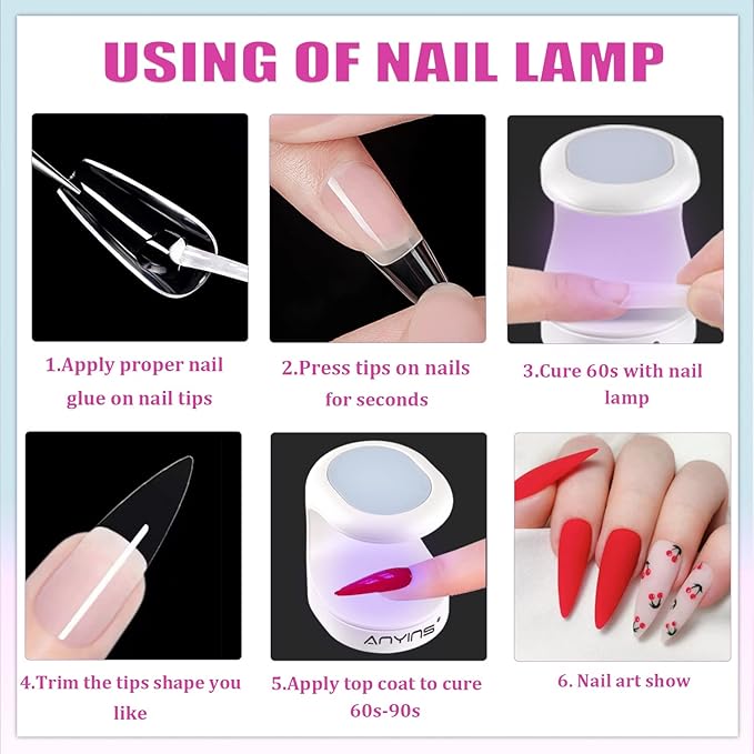 Mini uv light for gel