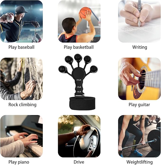 Gripster, 2PCS Hook Grip Strength Trainer 2023 Upgraded