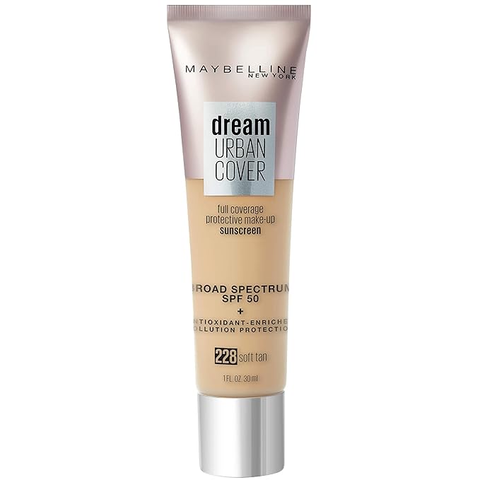 Maybelline Dream Urban Cover Flawless Coverage Foundation Makeup,