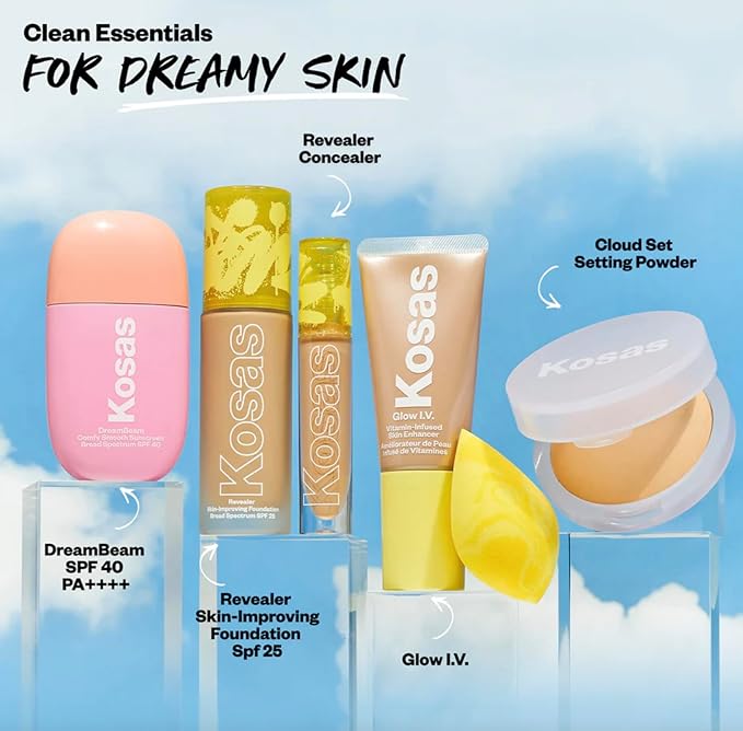 Kosas Cloud Set Face Setting Powder | Smoothing Golden Medium)