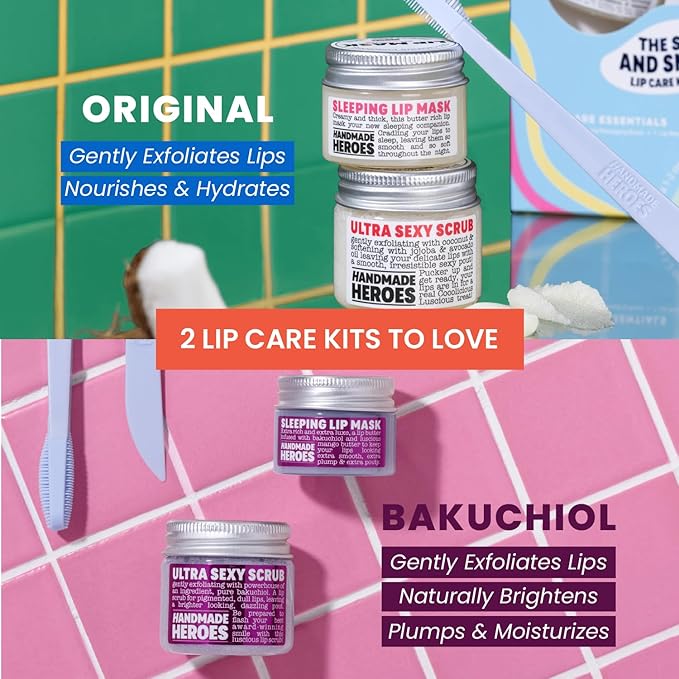 100% Natural Lip Scrub, Vegan Conditioning