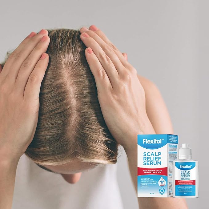 Flexitol Scalp Relief Serum for Itchy Scalp with 2% Colloidal Oatmeal, 2 Ounce