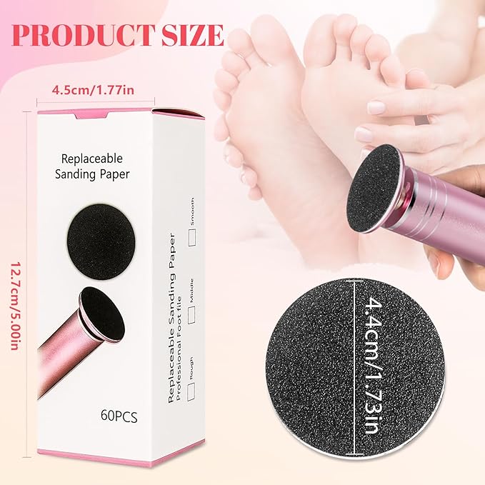 Ranrose 60 pcs replacement sandpaper