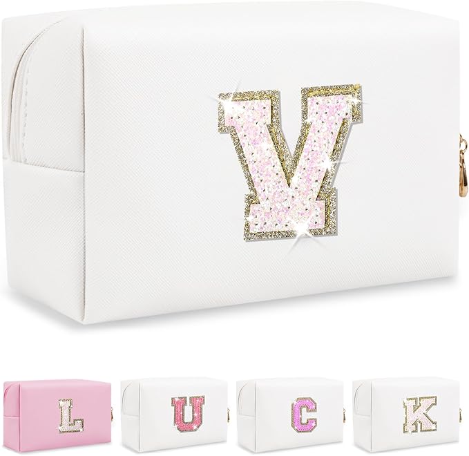 Personalized initial letter patch makeup