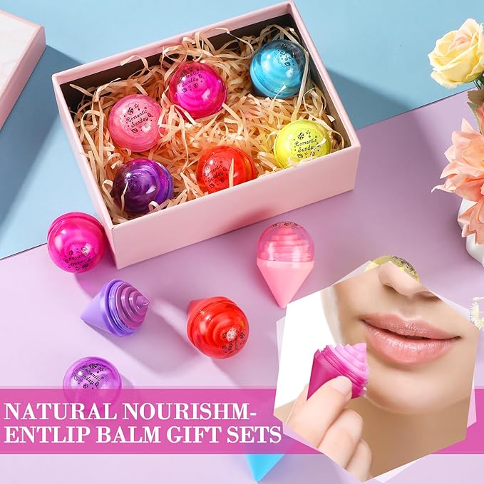 48 Pcs Ice Cream Party Decorations Balms