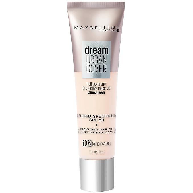 Maybelline Dream Urban Cover Flawless Coverage Foundation Makeup,