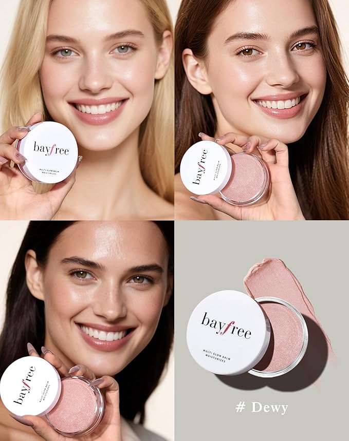 Multi Glow Balm, Cream Blush for Cheeks, Blush Balm Face Makeup, Radiant Finish, Hydrating, Creamy, Lightweight & Blendable Color, Face Makeup, 0.63 Oz