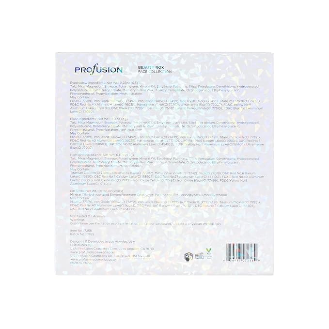 Profusion Cosmetics White Crystals Beauty Box