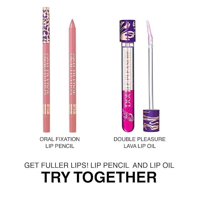 Long-Lasting & Waterproof Lip Liner Pencil – Oral Fixation – Precision Application with Sharpenable Tip (FRENCH KISS)