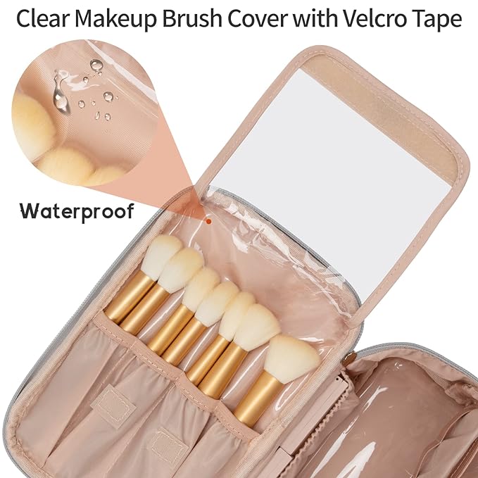 Ocheal makeup bag, portable cosmetic