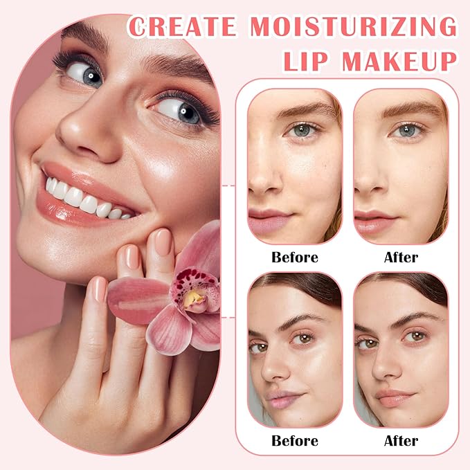 CAHIUYOA 3PCS Bee Lip Balm Honey Sleeping