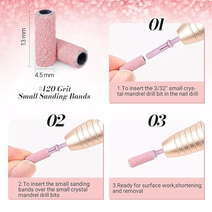 Melodysusie 50 pcs nail drill