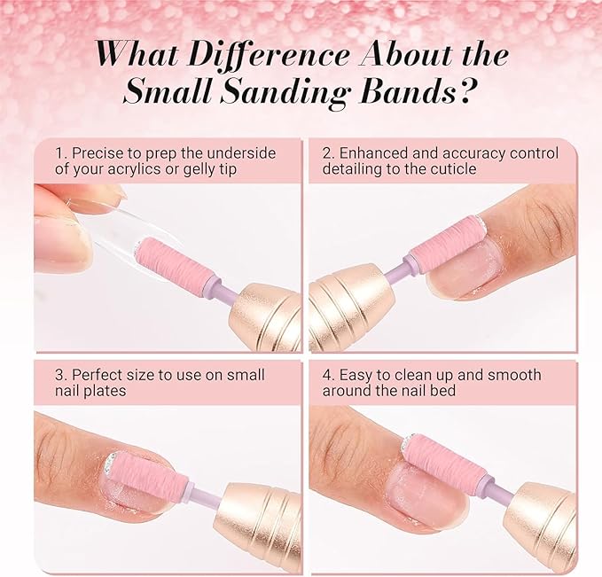 Melodysusie 50 pcs nail drill