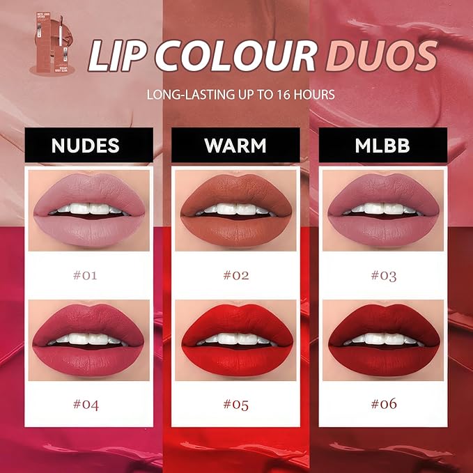 Lip Gloss, Lip Stain Finish Long Lasting Water Resistant, Lipgloss Perfect for Daily Wear & All Ages, Lipstick Vegan Ultra Smooth Formula, Matte Lip Gloss #red