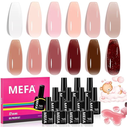 Mefa jelly gel nail polish