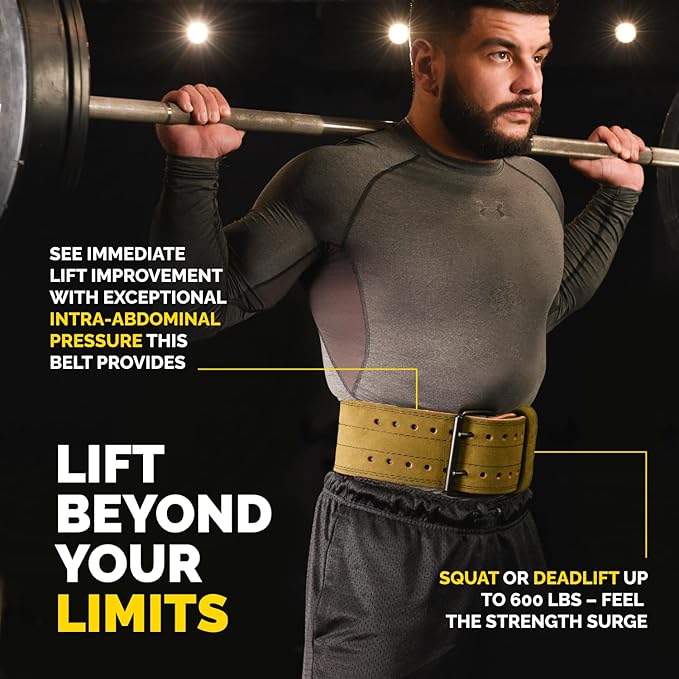 5mm Premium Weight Lifting Belt - 100% Genuine