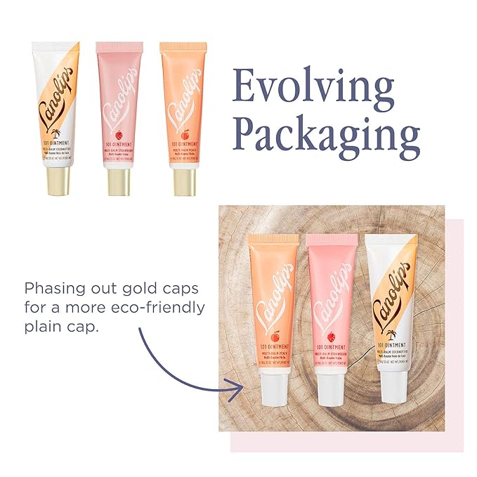 Lanolips Tinted Balm, Rhubarb - Moisturizing