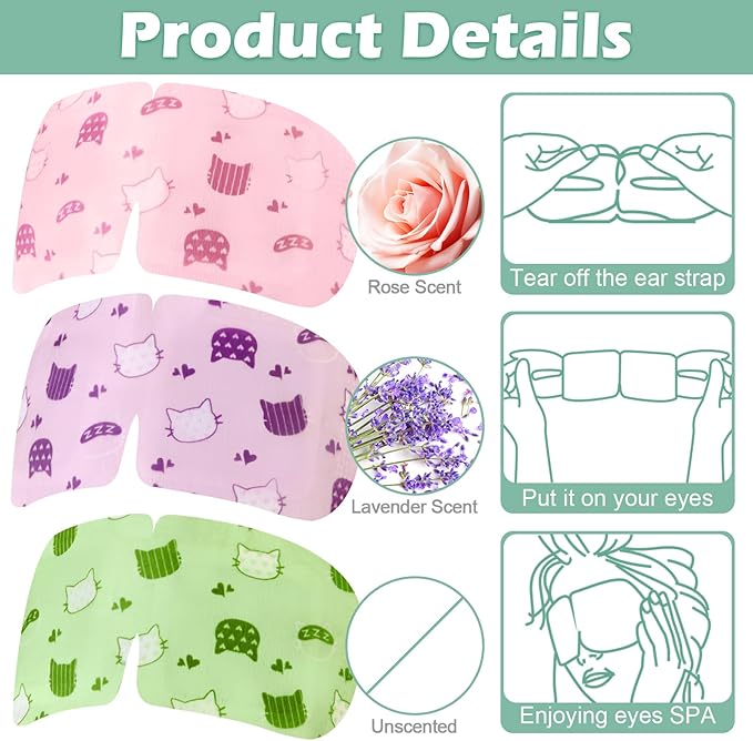 48 pack steam eye mask