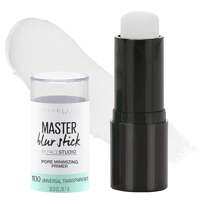 Maybelline New York Facestudio Master Blur Stick Primer Transparent, 0.. 3 oz