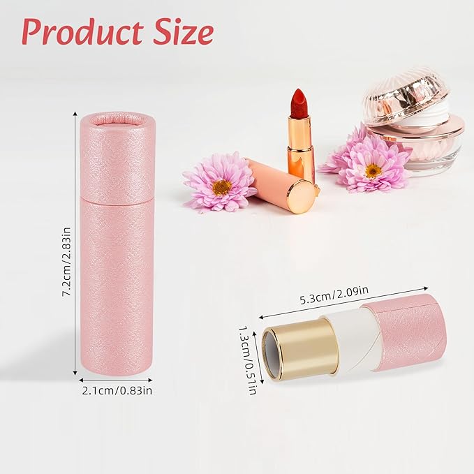NICENEEDED 10 Pcs Paperboard Lip Balm