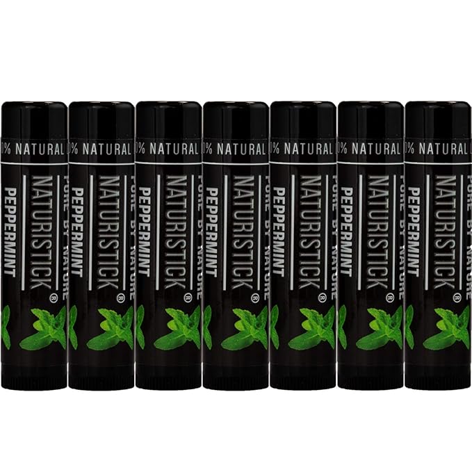 7-Pack Black Peppermint Lip Balm