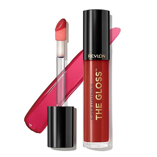 Revlon Super Lustrous Lip Gloss, Non-Sticky, Hydrating, High Shine Finish, 247 Desert Spice, 0.13 oz