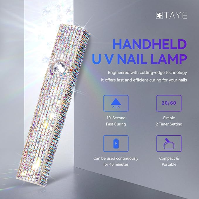 Taye handheld uv nail lamp,
