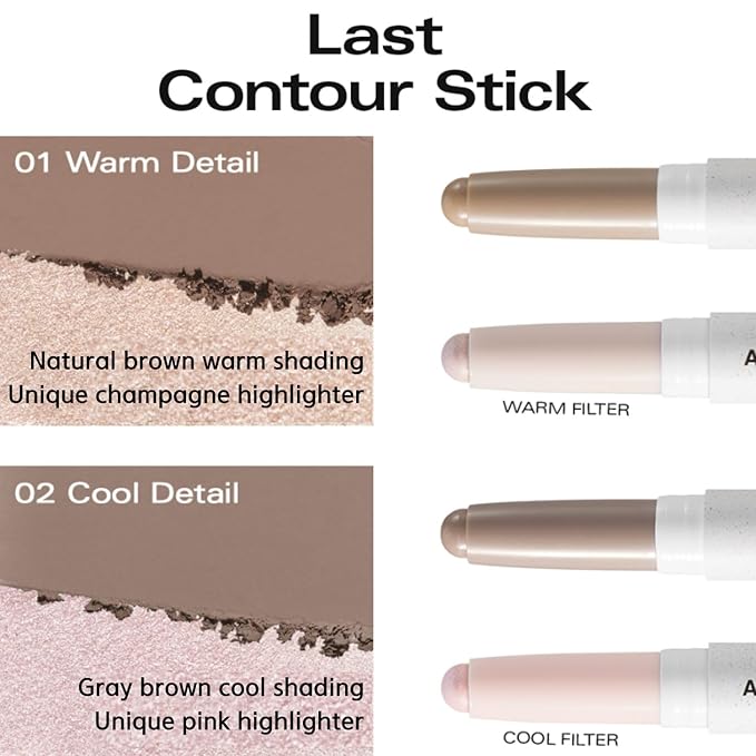 BBIA Last Contour Stick - Dual-Sided Contouring &